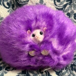 Harry Potter Pygmy Puff Purple Plush Hedgehog stuffed Toy Universal Studios
